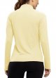Women's long -sleeved shirt 1/4 zipper light sunscreen jacket