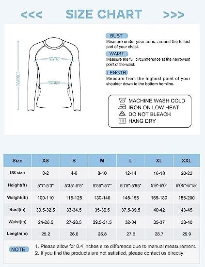 Women's Sun Protection Clothing UPF 50+ SPF & UV Protective Clothing with Pockets