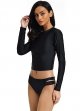 Women's 2-piece sunscreen long sleeved swimsuit UPF 50 bikini set