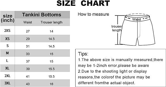 Women's Plus Size Swim Shorts Quick Dry Two-Piece Swim Trunks